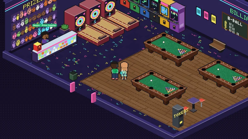 Vanilla Arcade & Billiards: the arcade games, Skee-Ball and the pool tables